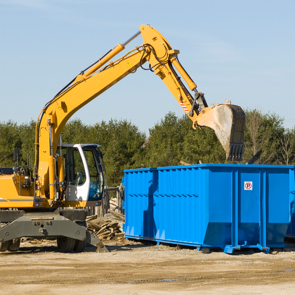 can i choose the location where the residential dumpster will be placed in Presque Isle MI